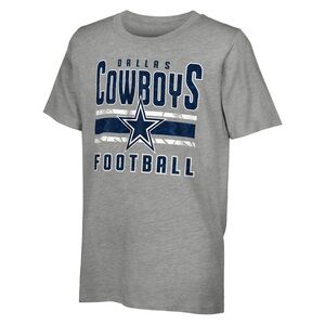 Dallas Cowboys Youth Gray Graphic T-Shirt